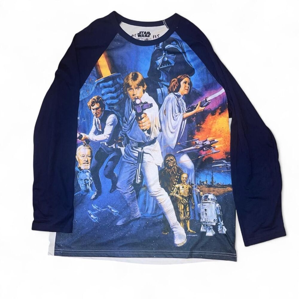 Star Wars All Over Print Unisex Sleep Shirt SZ 2X